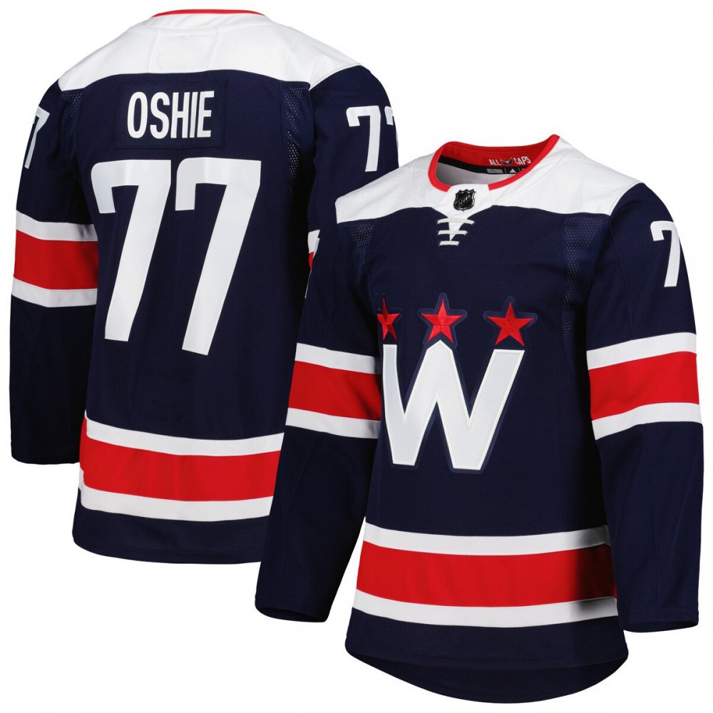 TJ Oshie Washington Capitals 2020/21 Navy Alternate Premium Player Jersey-Pro Kit Vault | Brand New 26/27 Sports Jerseys